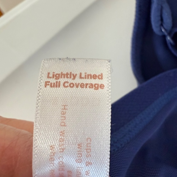 Cacique Lightly Lined Full Coverage Navy Blue Bra Women's Size 44DDD - Picture 12 of 15